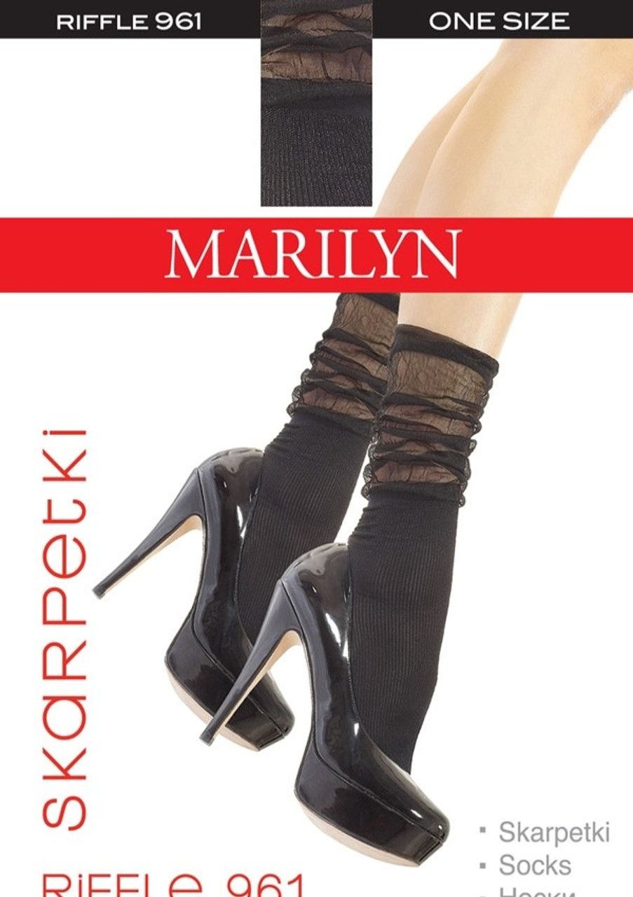 Marilyn | Marilyn Marilyn Gerippte Feinsockchen Mit Gerafftem Abschlussbund Forte Riffle