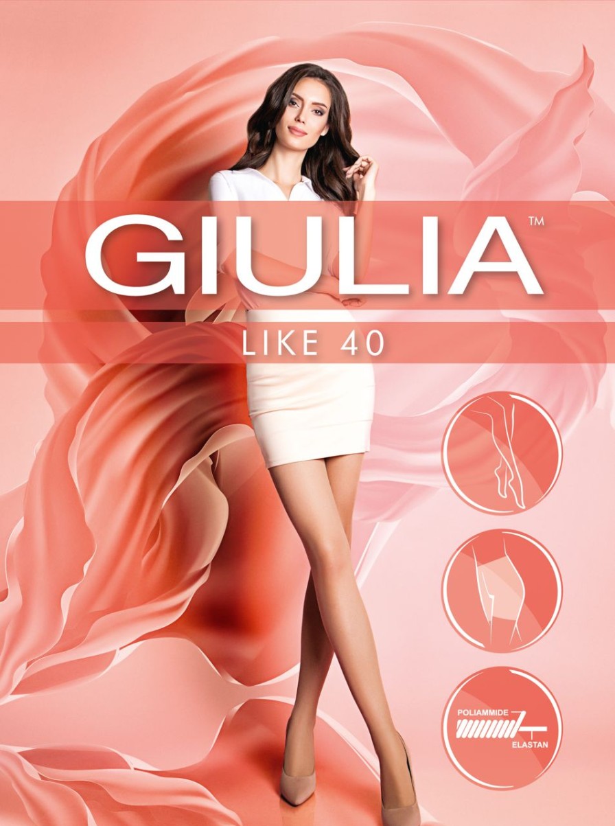 Giulia | Giulia Klassische Feinstrumpfhose Mit Verstarktem Hoschenteil 40 Denier Von Giulia