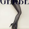 Gerbe | Gerbe Gerbe Edle Strumpfhose Mit Glitzerndem Muster Vegas Noir-Argent