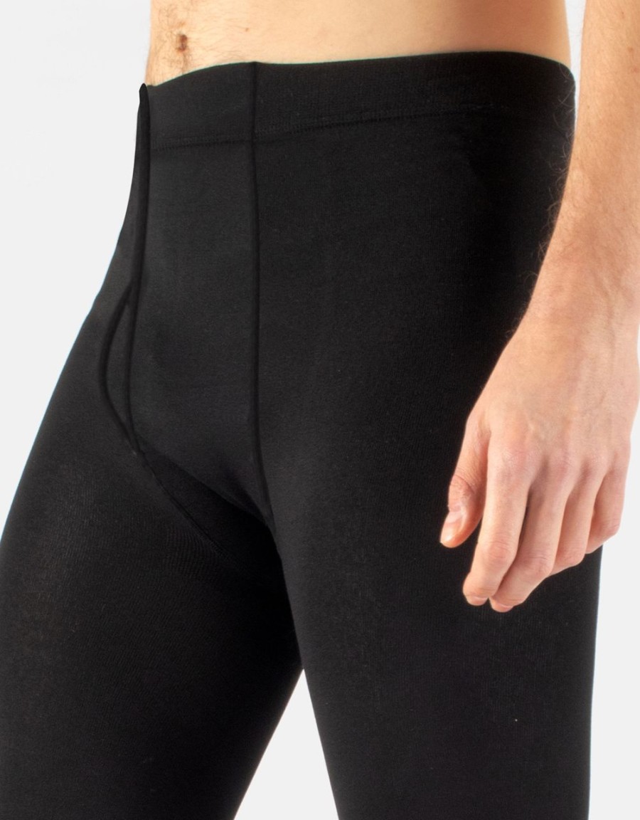 Cette | Cette Absolut Blickdichte Herrenleggings Mit Flauschigem Innenfutter Aus Weichem Fleece Von Cette Black