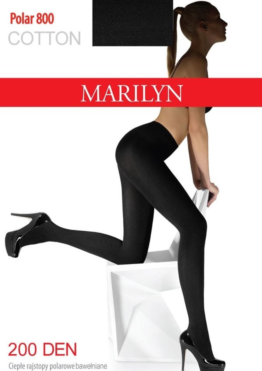 Marilyn | Marilyn Marilyn Blickdichte Warme Strumpfhose Mit Hohem Anteil An Baumwolle, 200 Den Nero