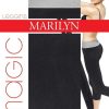 Marilyn | Marilyn Marilyn Bequeme Baumwoll-Leggings Magic, 180 Den Black-Pink