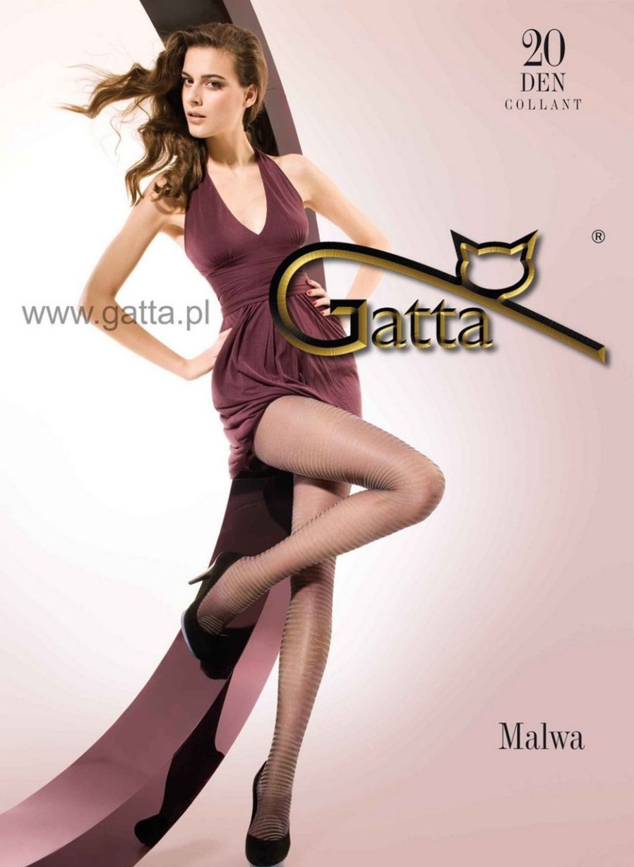 Gatta | Gatta Gatta Feinstrumpfhose Mit Streifenmuster Malwa 20 Den