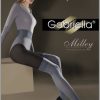 Gabriella | Gabriella Gestreifte Strumpfhose Im Overknee-Look Von Gabriella Grafit