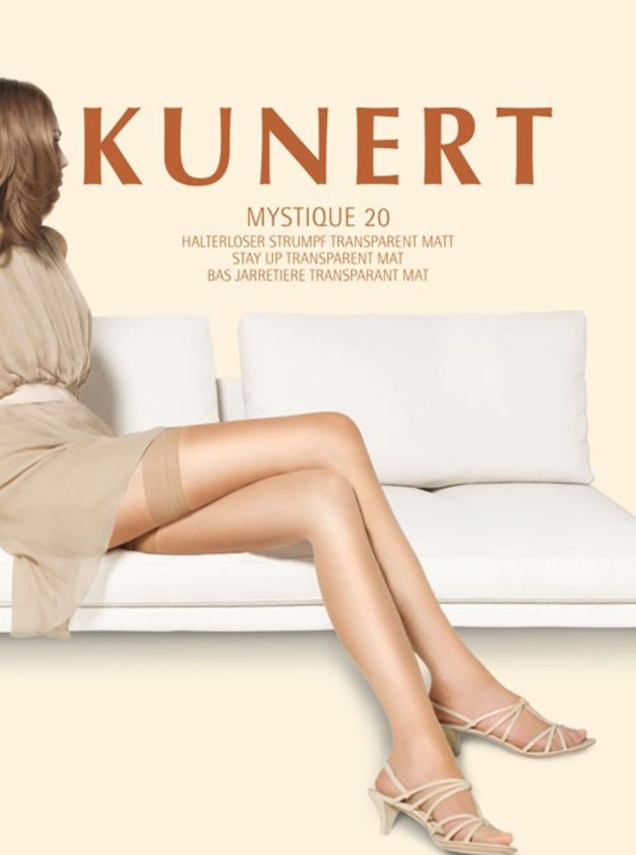 Kunert | Kunert Kunert Klassische Matte Halterlose Strumpfe Mystique 20