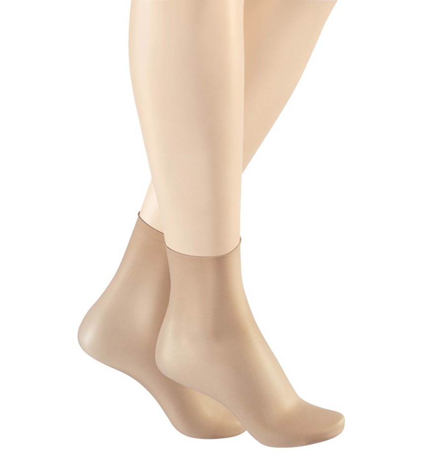 Hudson | Hudson Transparente Matte Feinsockchen Mit Rollrand Simply 20 Von Hudson - 3-Pack!