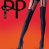 Pretty Polly | Pretty Polly Strumpfhose In Angesagter Strapsoptik Mit Herzmuster Von Pretty Polly Black