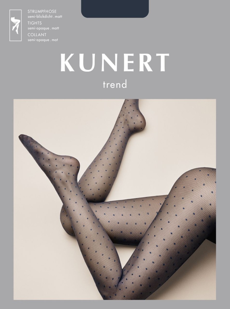 Kunert | Kunert Zeitlos Elegante Strumpfhose Mit Netzoptik Und Tupfenmuster Von Kunert