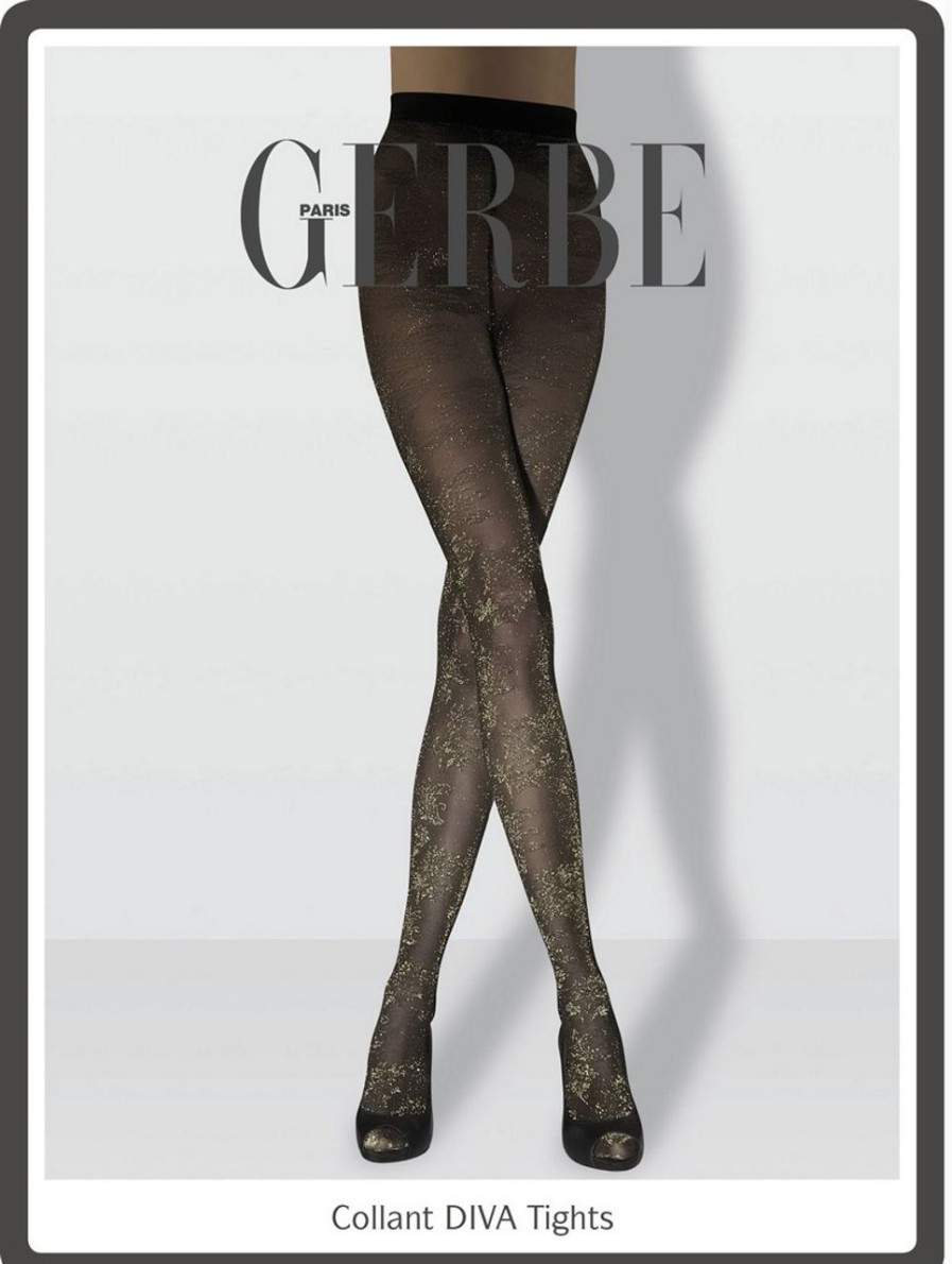 Gerbe | Gerbe Gerbe Bezaubernde Strumpfhose Mit Glitzerndem Muster Diva