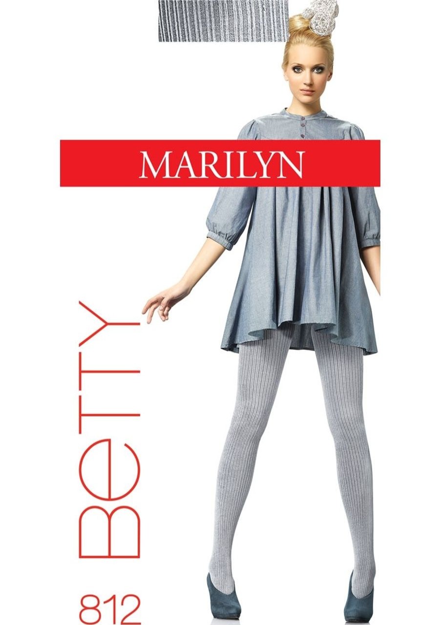 Marilyn | Marilyn Marilyn Gerippte Baumwollstrumpfhose, 100 Den