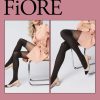 Fiore | Fiore Semi-Blickdichte Feinstrumpfhose Mit Verfuhrerischer Overknee-Optik Maria Von Fiore Black-Metallic