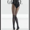 Gerbe | Gerbe Gerbe Cuissardes - Strumpfhose Mit Verfuhrerischem Muster Noir